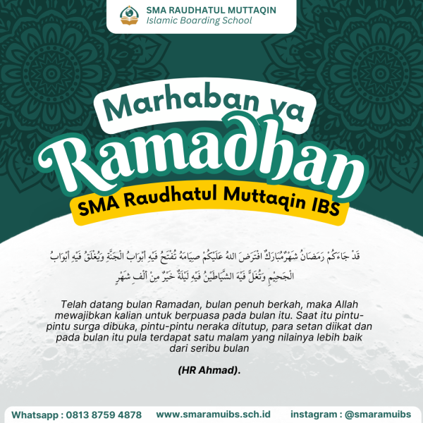 Ramadhan Berkualitas ala SMA RAMU IBS